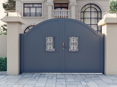 现代欧式入口大门 欧式大门 欧式入户门 入户门 入户大门 现代入户门