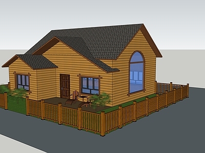 新中式木屋 特色木屋 景观木屋 民宿建筑