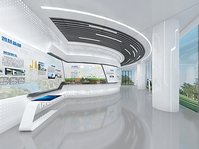 现代城市展厅 现代城市规划展厅 海绵城市图文
