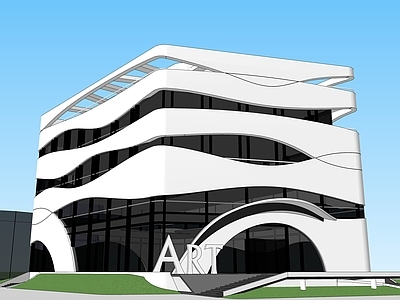 现代乡村民房 农村自建房