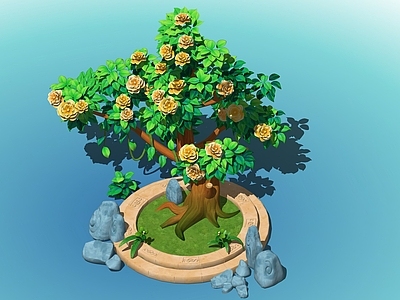 灌木 树灵 场景植物