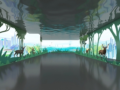 现代其他展厅 生态沉浸空间