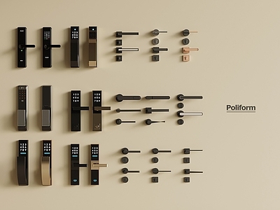 锁 钥匙 现代门锁 门把手