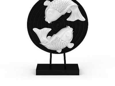 现代金鱼摆设品
