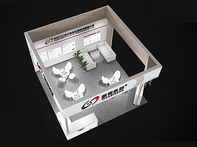 现代其他展厅 展台 商业展台 展台搭建