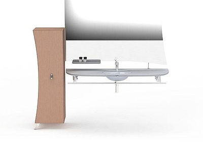 现代陶瓷洗手台组合