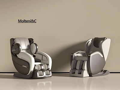 现代按摩椅 皮椅