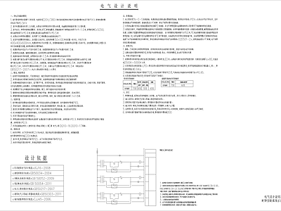 现代设计说明 电气设计说明 施工图