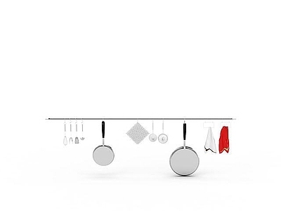 现代不锈钢厨房器具