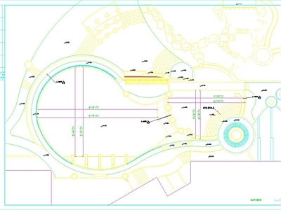 现代游泳馆 泳池 景观 施工图