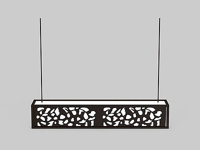 现代封闭式厨房 餐厅中式吊灯