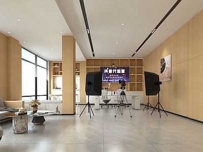 现代直播间 摄影机