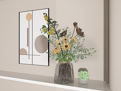 现代花艺 花艺 花卉 花瓶 插花 画