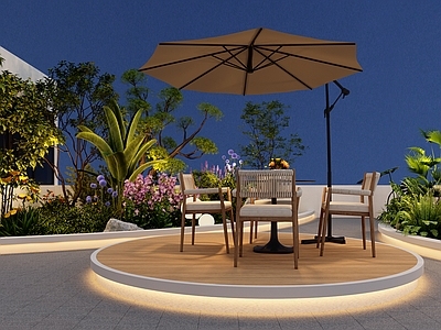 现代机场 现代露台