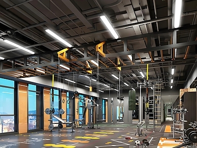 现代健身房 健身房