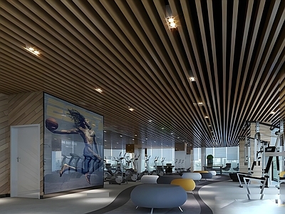 现代健身房 健身房