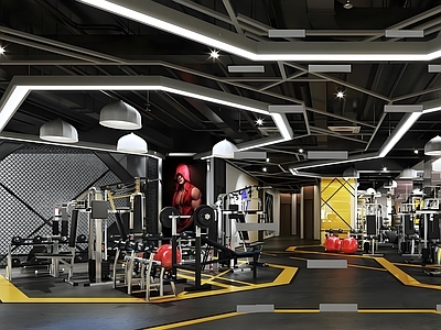 现代健身房 健身房