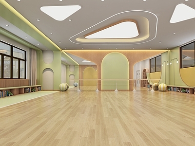 现代幼儿园 幼儿园多功能厅 幼儿园舞蹈教室 幼儿园多媒体教室