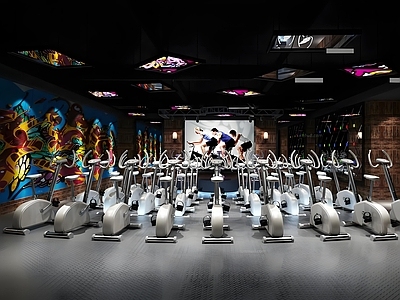 现代健身房 健身房