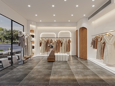 现代服装店 现代 女装店