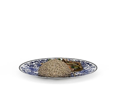 现代咖喱饭餐盘