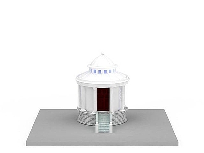 现代白色欧式建筑