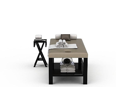 现代简约美容床