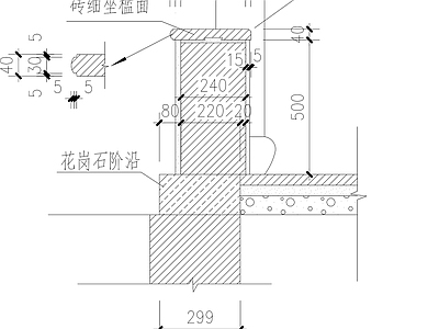 仿古建筑 古建构件 施工图