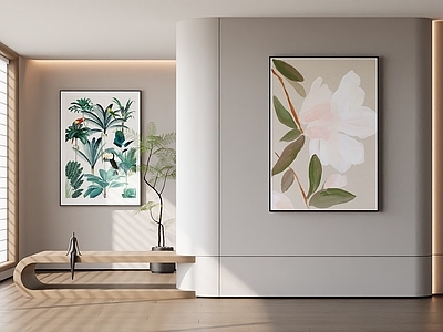 现代奶油挂画 女孩房挂画 办公室挂画 北欧 极简