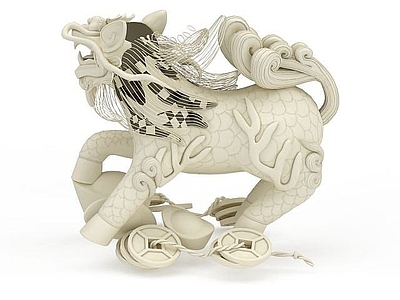 现代其他景观小品 龙雕塑