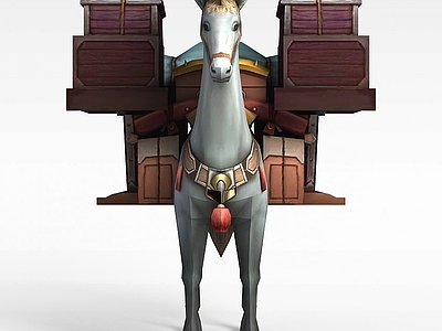 现代妆台妆凳 仙侠游戏角色