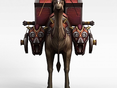 现代娱乐器材 运货骆驼