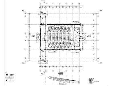 新中式学校建筑 报告厅 施工图