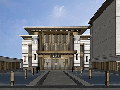 现代中式小公建 售楼处