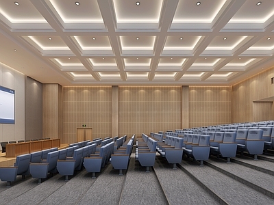 现代报告厅 现代办公报告厅 学术会议厅 表演舞台 报告椅子