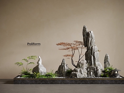 新中式其他景观小品 新中式景观小品