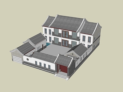 新中式四合院 四合院