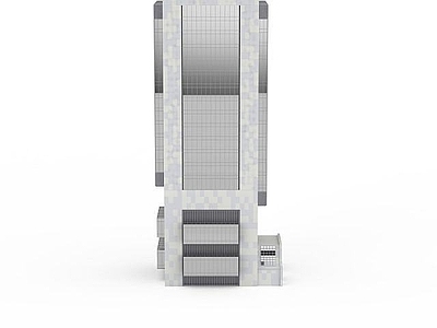 现代白色高层建筑