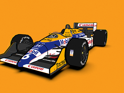 汽车 F1赛车 本田赛车 卡通车 Q版赛车 动漫汽车