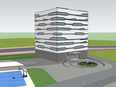 现代风格建筑 多层