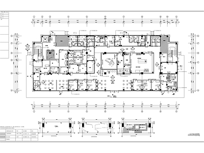 现代医院 医院门诊部 社区医院 平面布置图 施工图
