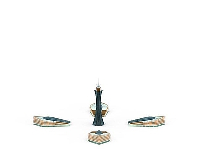 现代建筑物