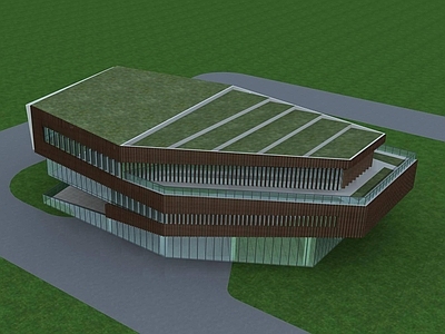现代图书馆外观 图书馆建筑
