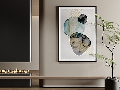 现代轻奢挂画 客厅挂画 玄关挂画 办公室挂画 书房挂画 茶室挂画