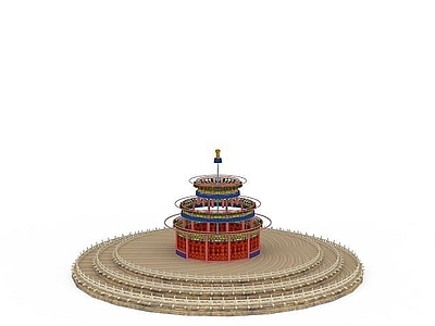 现代圆形古代建筑