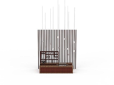 现代挂件 中式风格壁墙