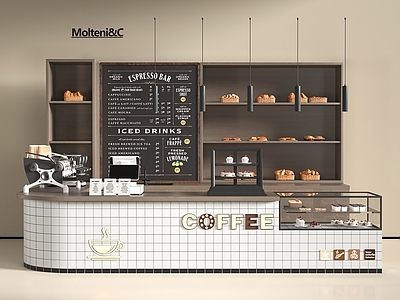 现代甜品面包店 蛋糕店 面包店 甜品店 面包店展柜 展柜