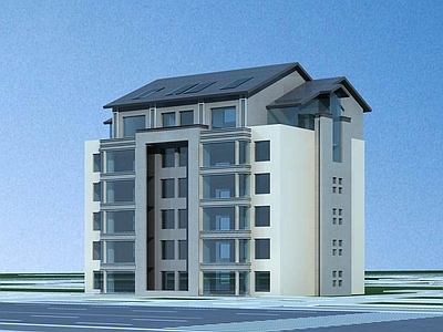 新中式小高层住宅楼 多层住宅楼