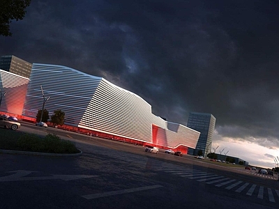现代其他公共建筑 异形博物馆 博物馆建筑