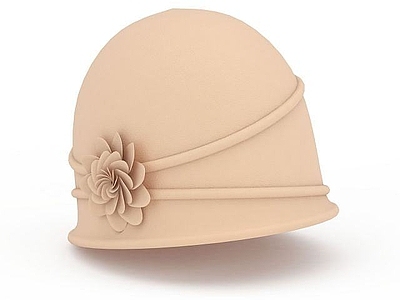 现代粉色帽子